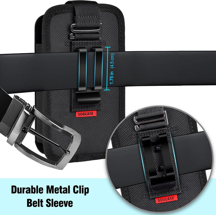 SOGCASE Barcode-Scanner-Holster für Zebra TC70x, TC70, TC72, TC75x, TC75, TC77, M60, MC67, Tragegürt