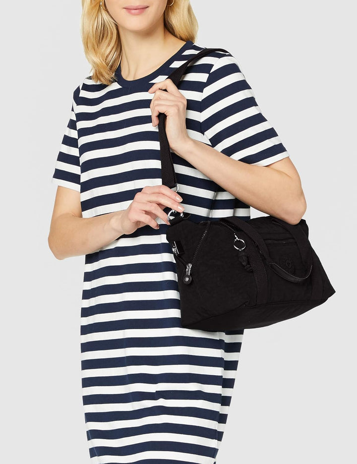 Kipling Damen Art Mini SHOULDERBAGS, Black Schwarz, 18.5x34x21 cm EU Black Noir, Black Noir