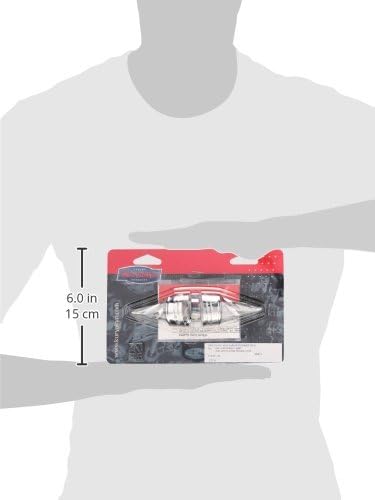 Kuryakyn 1219 Motorrad Accent Zubehör: Vordere Endkappen für Harley-Davidson Motorräder, Chrom, 1 Pa