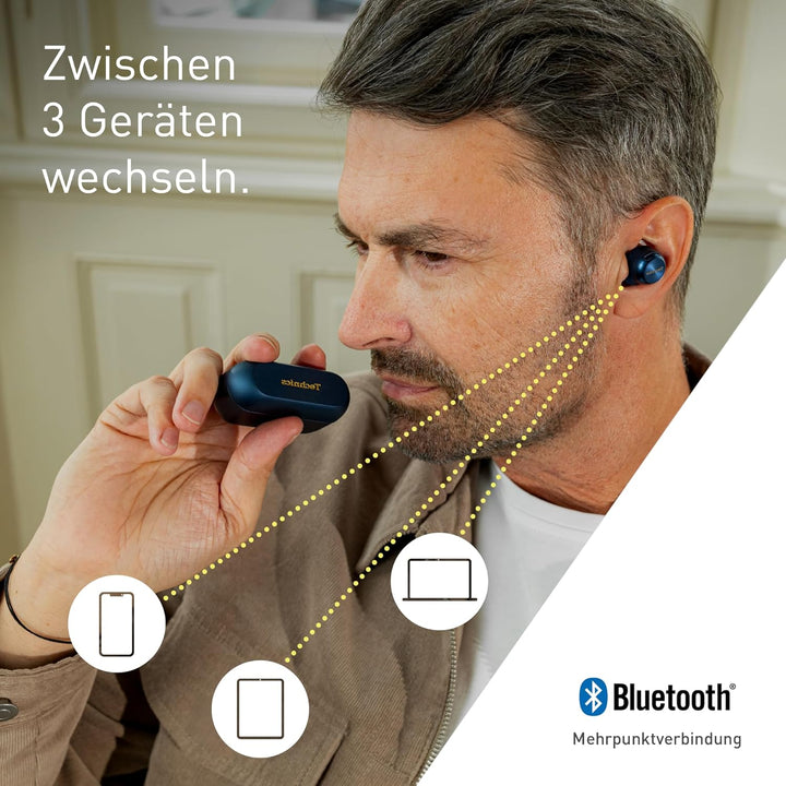 Technics EAH-AZ100E-A Kabellose Kopfhörer mit Geräuschunterdrückung, Bequeme In-Ear-Kopfhörer, Multi