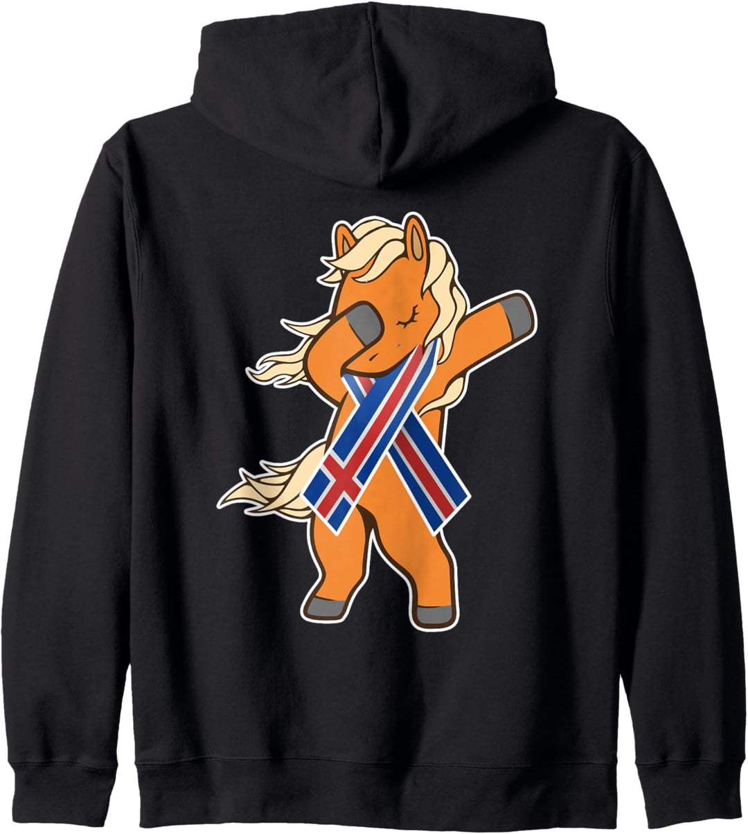 Islandpferd Isländer Island Pony Pferd Reiten Retro Vintage Kapuzenjacke