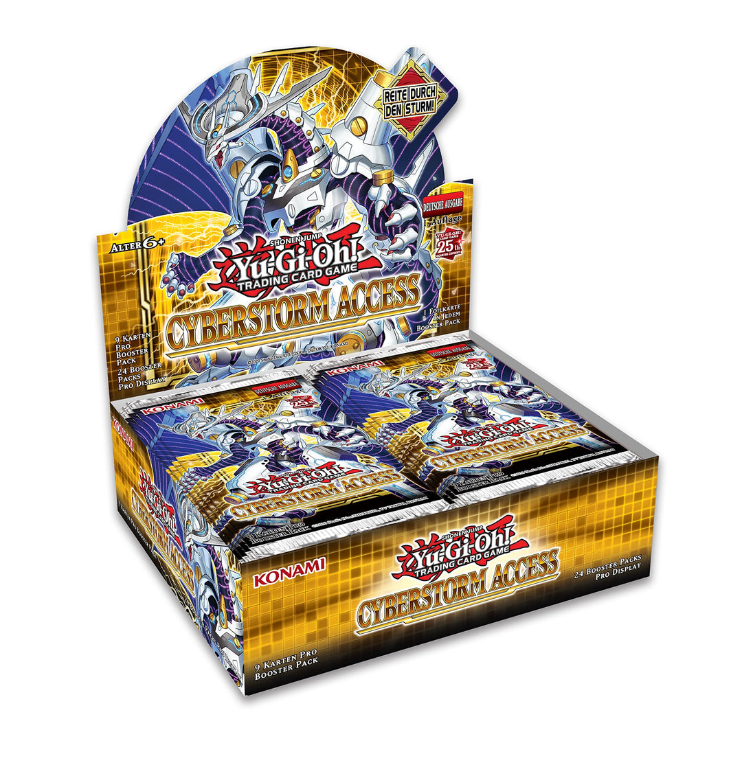 Yu-Gi-Oh Trading Card Game Cyberstorm Access - Display - Deutsche Ausgabe, 1. Auflage, Display