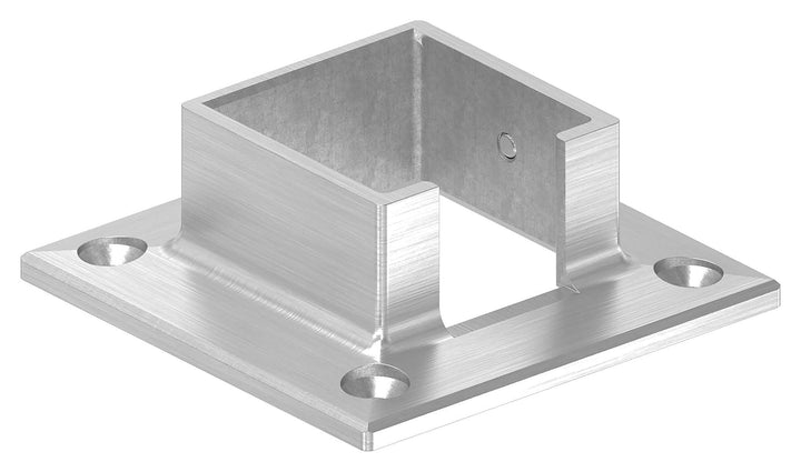 STEINBACHER© | Edelstahl Wandbefestigung für Nutrohr 40x40mm, V2A