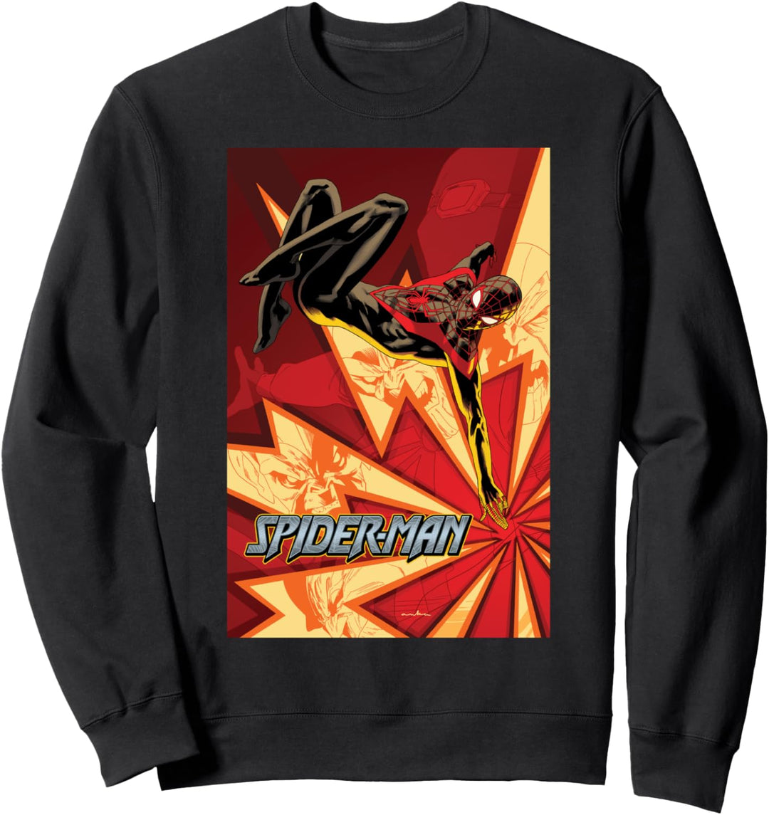 Marvel Spider-Man Action Shot Poster Sweatshirt