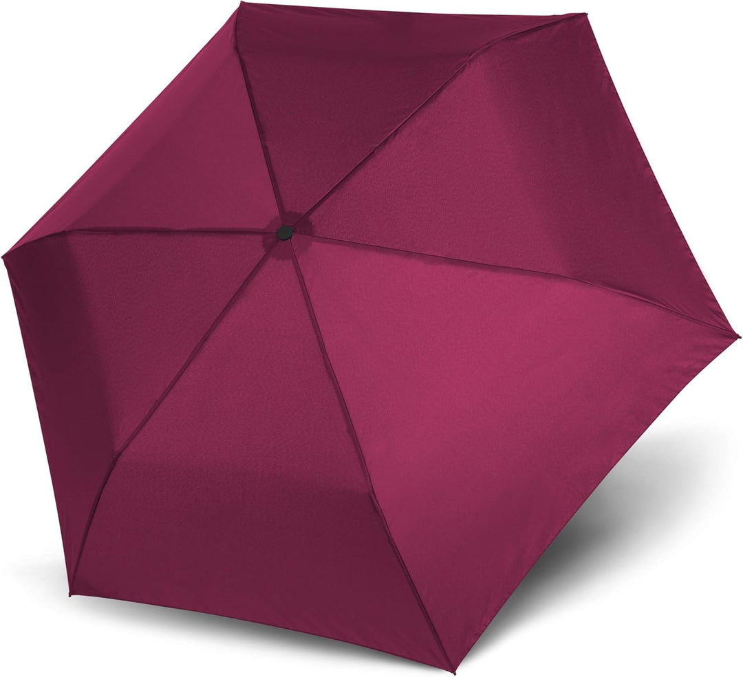 Doppler Zero extrem Leichter Mini Damen Taschenschirm UV-Schutz Ultra Sun - Berry-Ivory, Berry-ivory