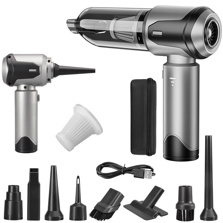 Handstaubsauger Akku Autostaubsauger Auto Stark, 26000Pa 4-in-1 Mini Staubsauger Kabellos, Car Vacuu