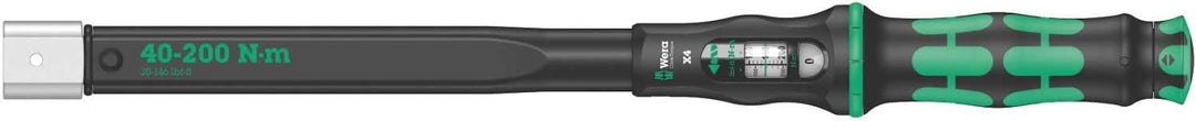 Wera '05075654001 Click-Torque X 4 Drehmomentschlüssel für Einsteckwerkzeuge, 14x18 x 40-200 Nm 14x1