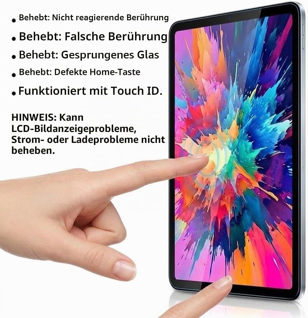 Digitizer für iPad 10 Display Touchscreen A2696 A2757 A2777, für iPad 10. Gen Ersatz Bildschirm 10.9