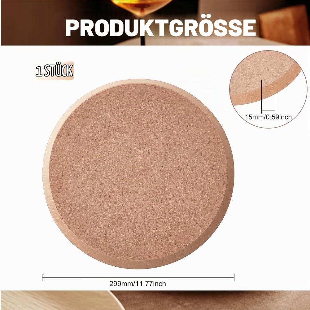 BENECREAT Töpferform Für Ton Runde Töpferwerkzeuge, Keramikplatten-Formform, Handbau-Teller-Slump-Fo