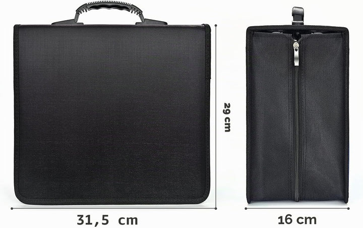 alavisxf xx CD Tasche, DVD-Hülle mit 432 Kapazität, strapazierfähiger Film-Medien-Aufbewahrungs-Orga