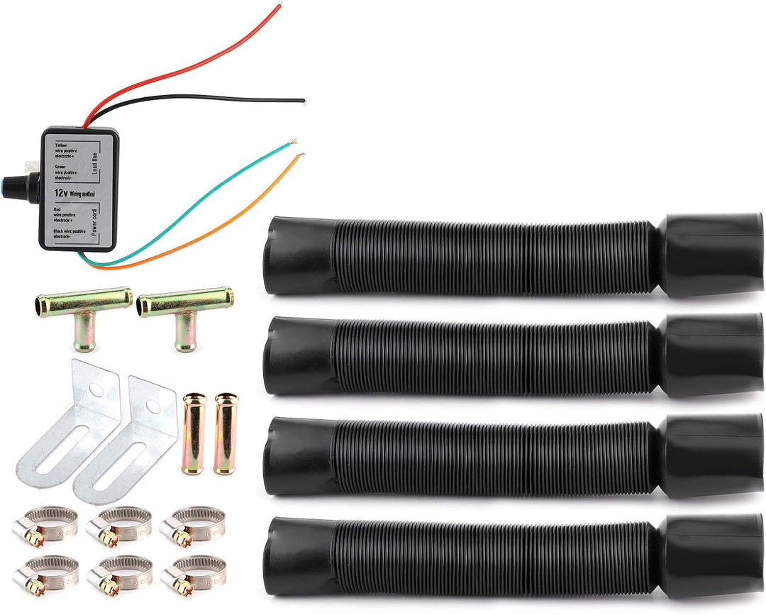 Heizlüfter 12V,12V Kabinenheizung,Autoentfroster,12V 50W Autoheizung 3-Loch Tragbar Winter Schnell H