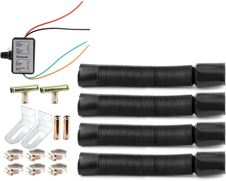 Heizlüfter 12V,12V Kabinenheizung,Autoentfroster,12V 50W Autoheizung 3-Loch Tragbar Winter Schnell H