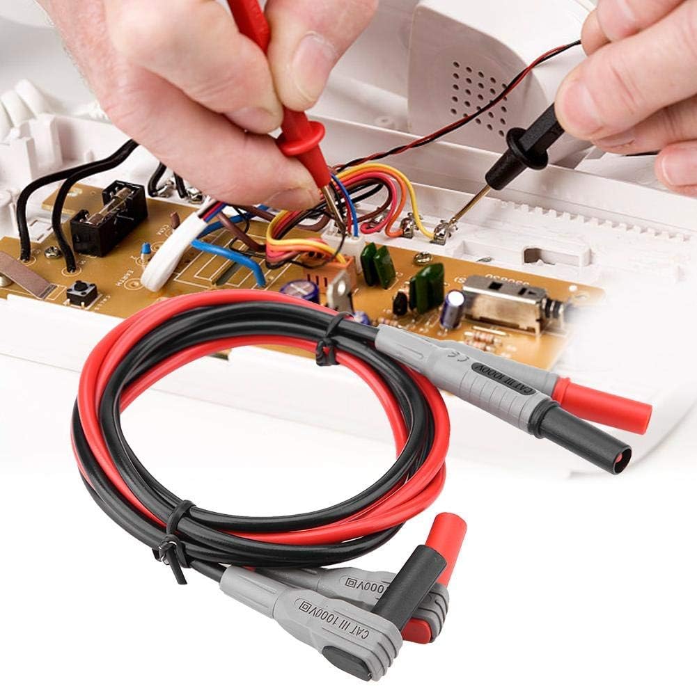 24Pcs Messleitungen austauschbare Multimeter Zubehör Tester Set mit Krokodilklemmen