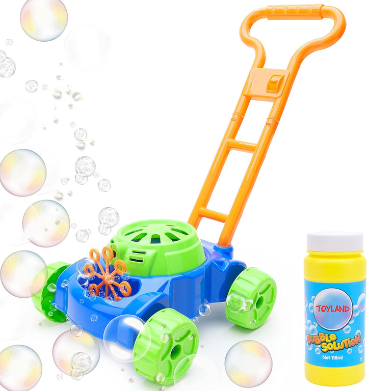 Toyland® Lawn Bubble Mower Rasenmäher zum Mitschieben - Spielzeug für draussen & zum Spielen im Gart