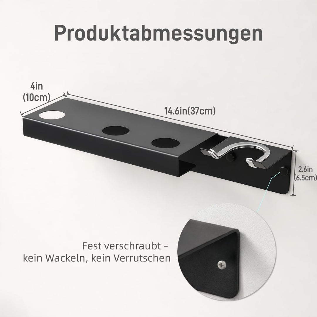 Dyson Föhn Halterung, Föhn Halterung Ohne Bohren für Dyson, Haartrocknerhalter Ohne Bohren aus Edels