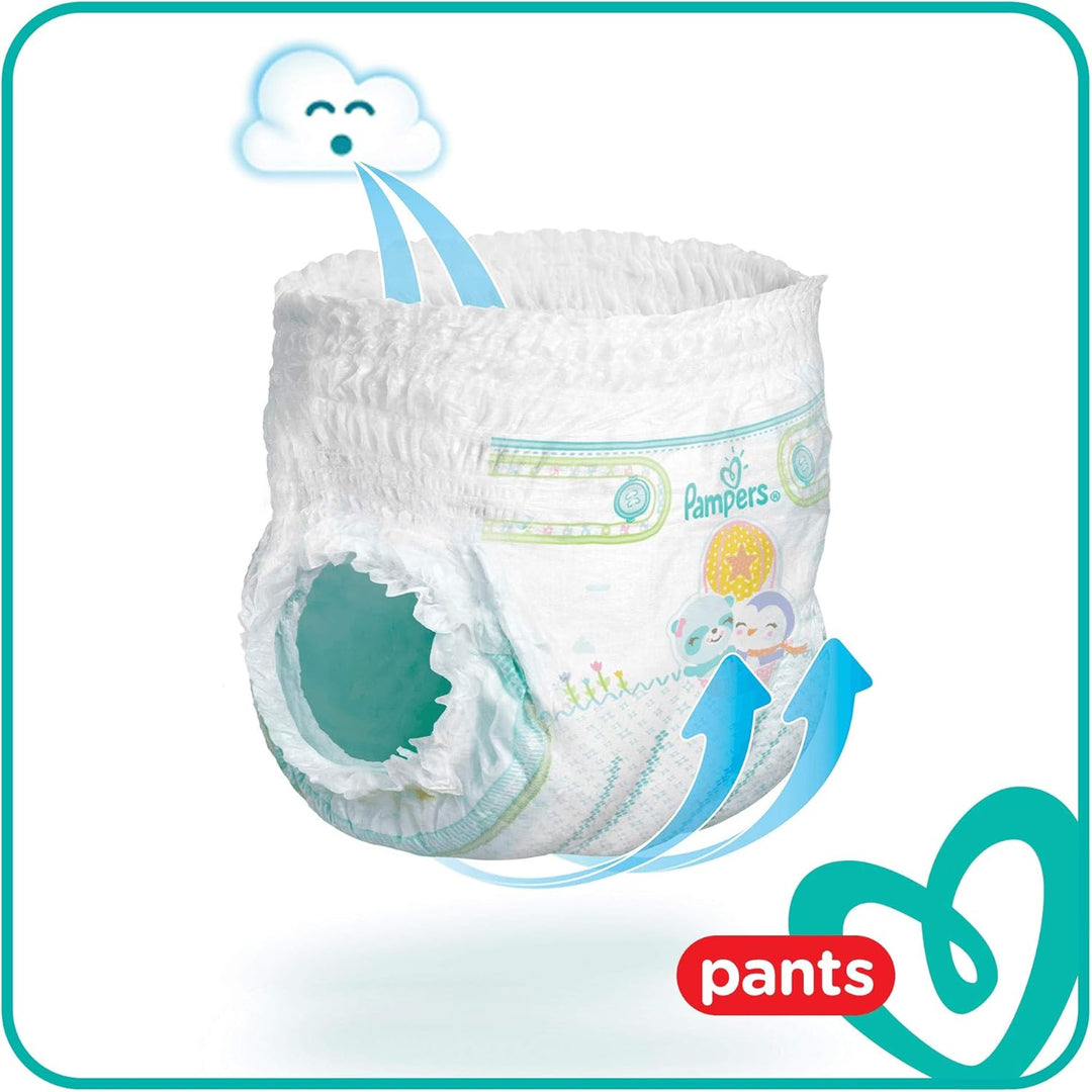 Pampers 81666879 Baby-Dry Pants windelhose, weiss Grösse 3 (92 Stück), Größe 3 (92 Stü