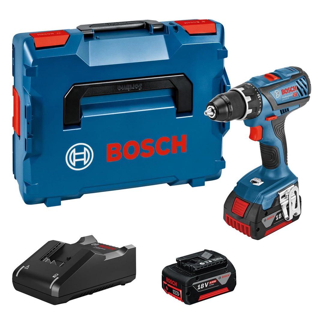 Bosch Professional 18V System Akku Bohrschrauber GSR 18V-28 (max. Drehmoment (weich/hart): 28/63 Nm,