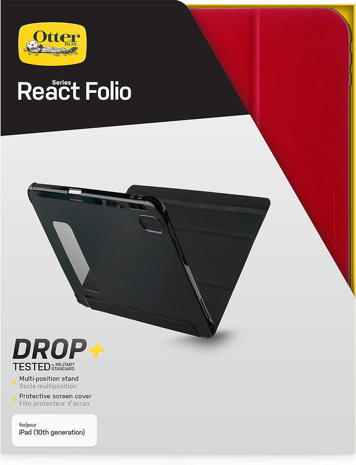 OtterBox React Folio Hülle für iPad 10,9" (10. gen 2022), stossfeste, sturzsichere, ultradünne Schut