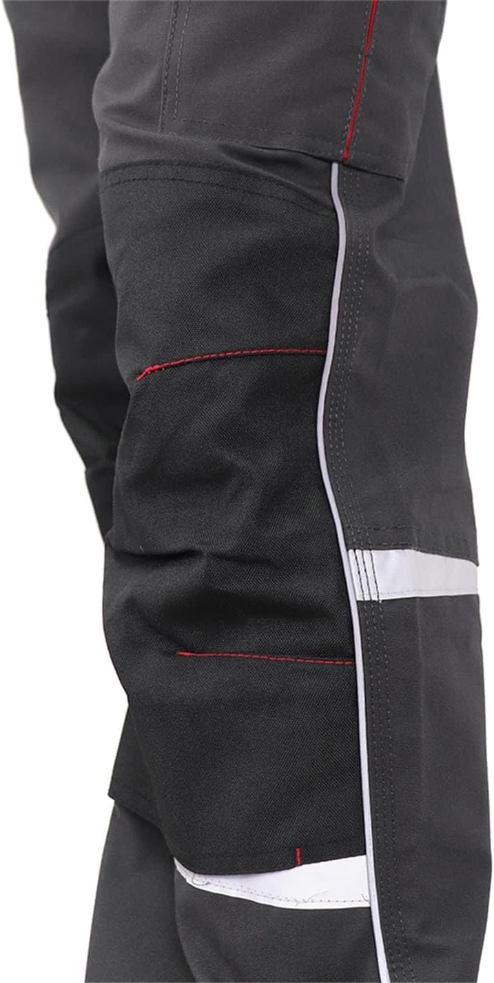 Lee Cooper LCPNT236 Arbeitskleidung, Herren-Cargo-Arbeitshose mit mehreren Taschen 38W / 31L Grau, 3