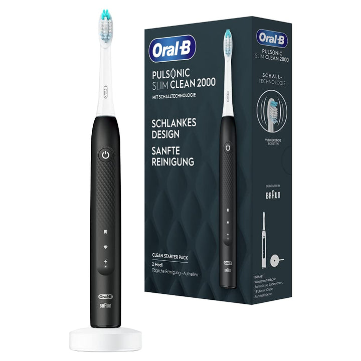 Oral-B Pulsonic Slim Clean 2000 Elektrische Schallzahnbürste/Electric Toothbrush, 2 Putzmodi für Zah