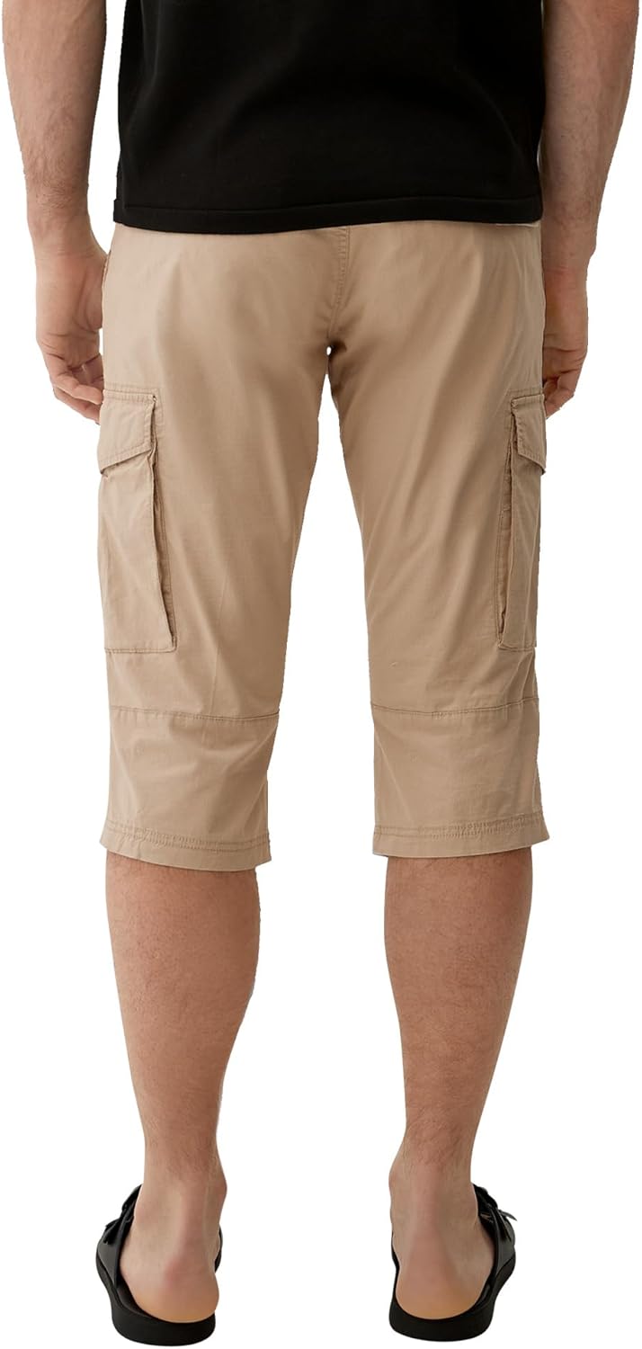 s.Oliver Herren Cargo-Bermuda, Detrot Relaxed Fit 30 Brown, 30 Brown