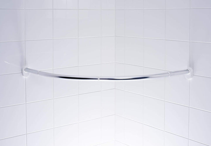 RIDDER Rundduschvorhangstange Wien Chrom glänzend 90x90 cm 90x90 cm Chrom Glänzend, 90x90 cm Chrom G