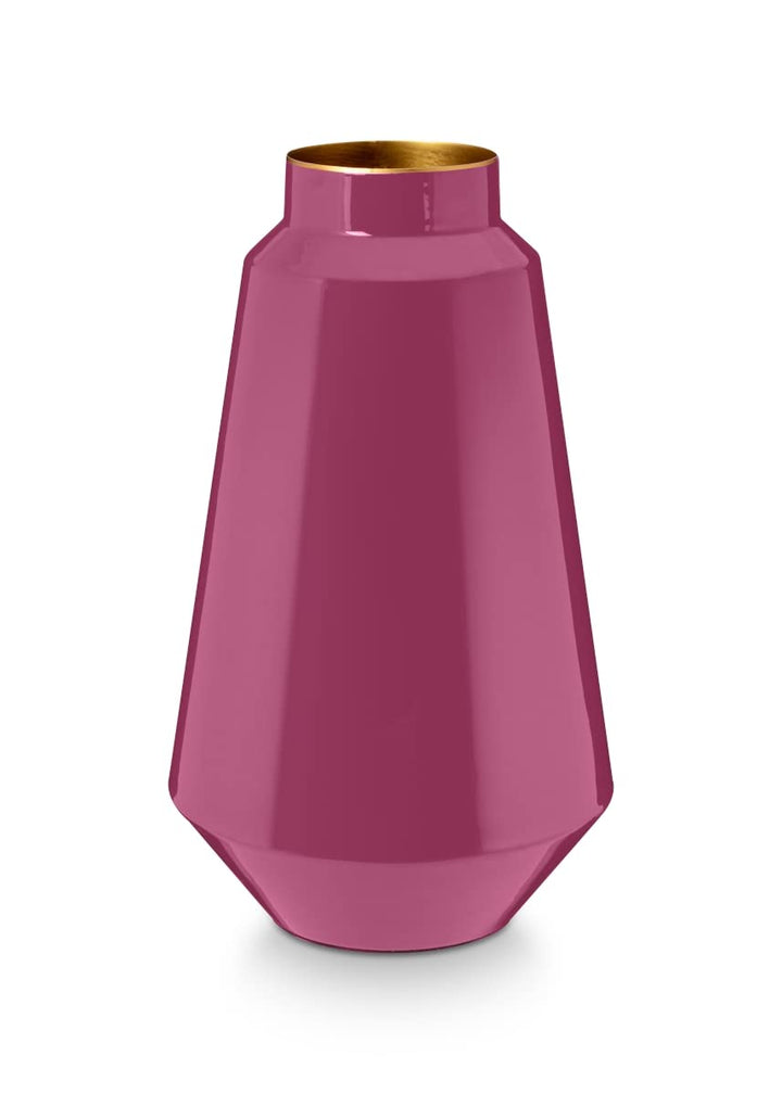 PIP STUDIO 51102048 Vase Metal Pink 36 cm (1 Stück)