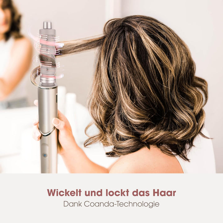 Shark FlexStyle 3-in-1 Luftstyler & Haartrockner, Auto-Wrap-Lockenaufsatz, Ovalbürste, Konzentrator,