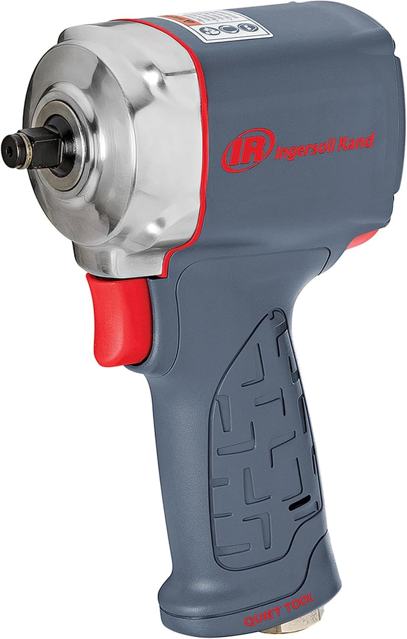 Ingersoll Rand 3/8"-Antrieb Ultrakompakter Druckluft-Schlagschrauber 15QMAX mit leiser Technologie,