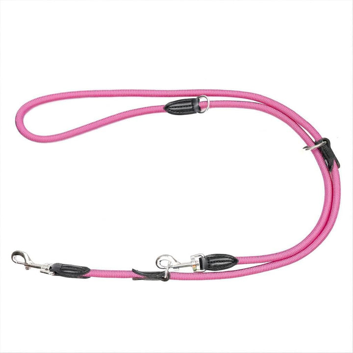 Leisegrün Hundeleine Derby | 2m Länge, Robustes Nylon, Flexibel verstellbar für mittelgrosse bis gro