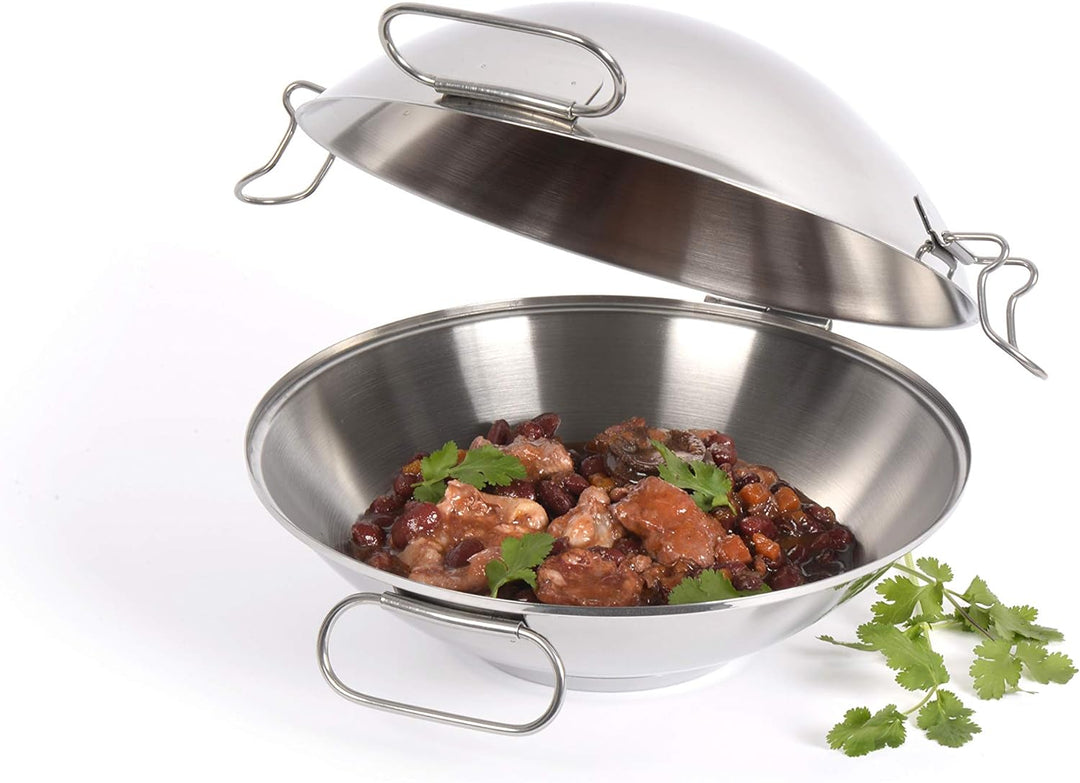 Artame ART32806 Cataplana Schmortopf, Edelstahl, Durchmesser 32 cm