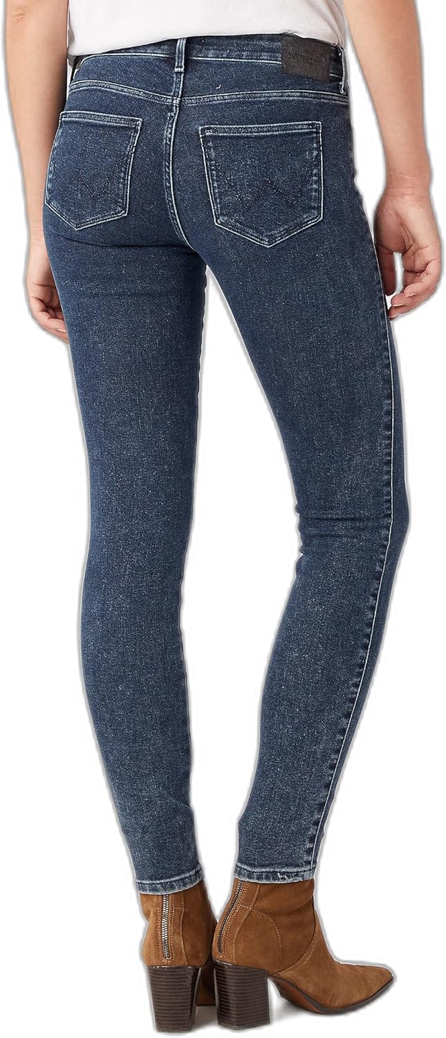 Wrangler Damen Skinny Jeans 26W / 30L Milky Way, 26W / 30L Milky Way