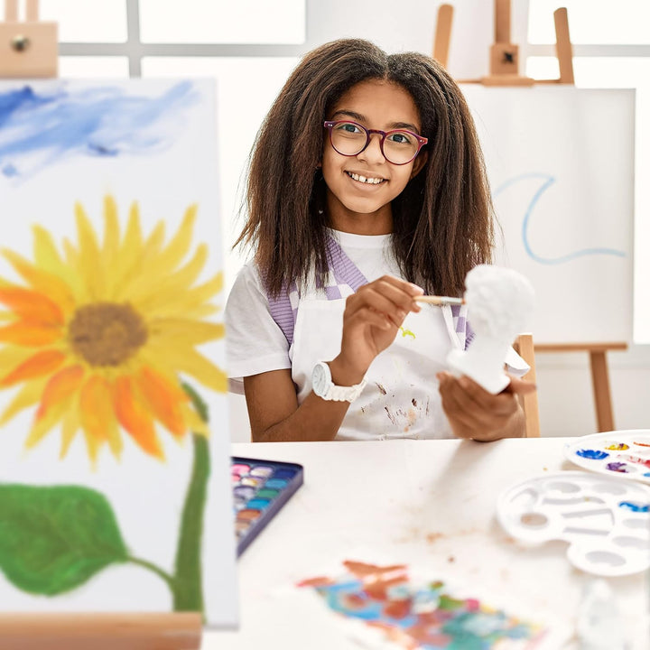 Relaxdays Tischstaffelei, neigbar, höhenverstellbar, bis DIN A3, Mini Staffelei HxBxT 98 x 29 x 32 c