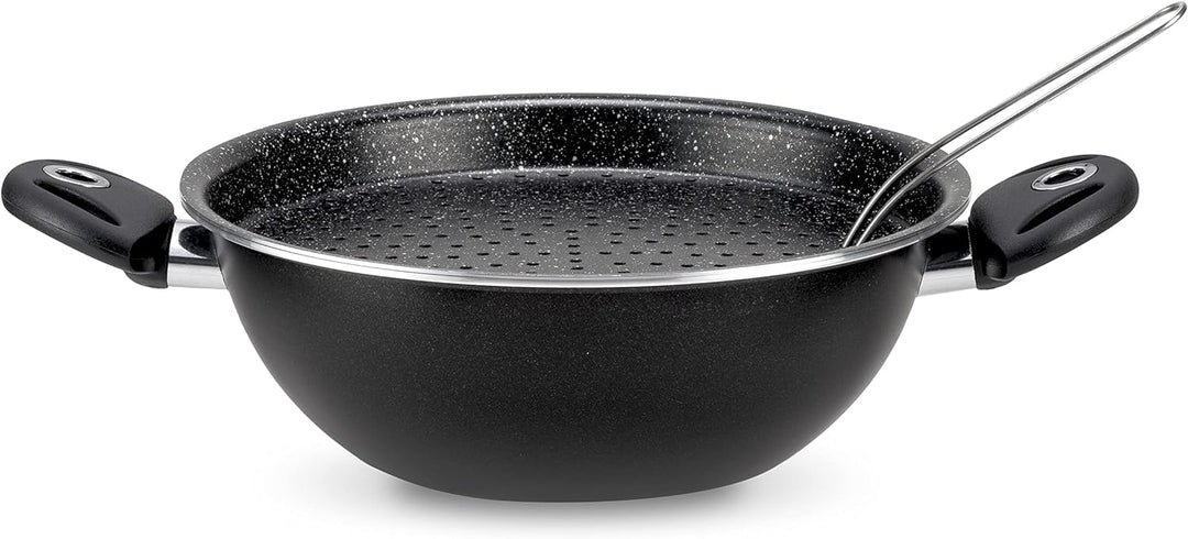 Pensofal BioStone VapSì Wok, Aluminium, schwarz