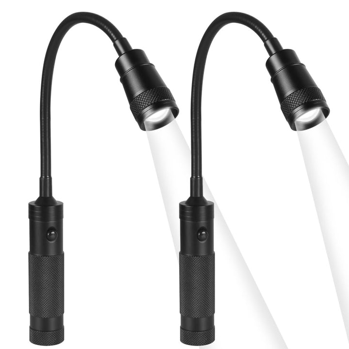 Grilllicht, Flexibel Grill Lampen Lichter, Zoombare Grilllampe mit Magnetfuss, 360° Verstellbare BBQ