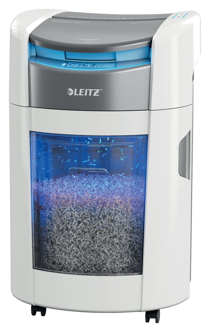 Leitz IQ OptiMax Autofeed 200 Aktenvernichter P5, 200 Blatt 200 Blatt P5 Mikroschnitt, 200 Blatt P5