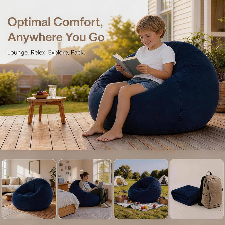 Aufblasbarer Sitzsack, Aufblasbares Stuhl Sofa, Sitzsack Aufblasbar, Aufblasbarer Lounge Sessel, Tra