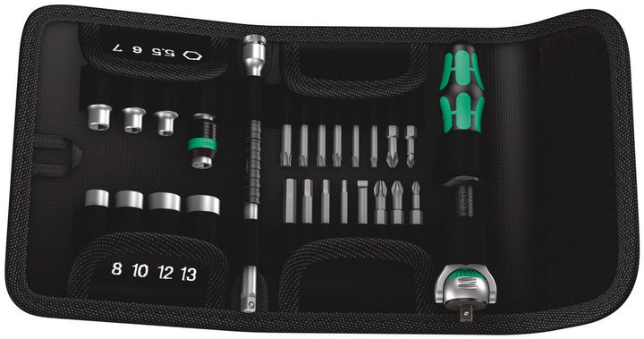Wera Kraftform Kompakt Zyklop Speed, 05051045001, 1/4"-Antrieb, metric, 26-teilig, Zyklop Speed