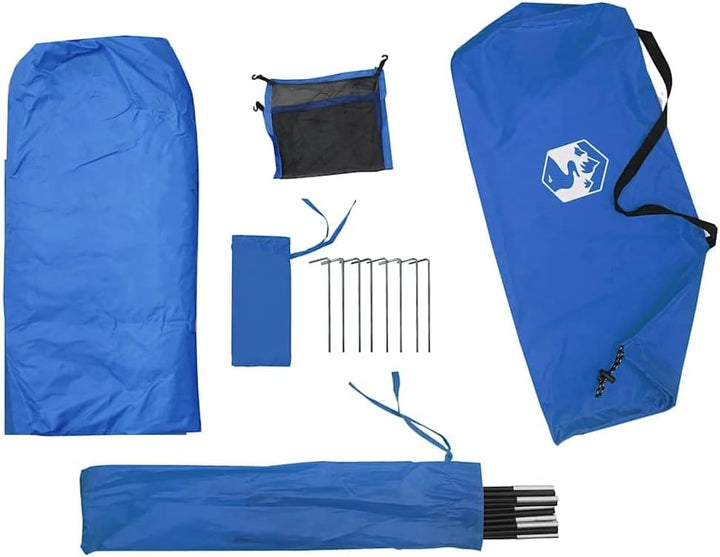 vidaXL Strandzelt Azurblau Wasserdicht, Blau