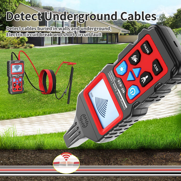 NOYAFA NF-826 Untergrundkabel Tester Locator Draht Tracker Detektor, Wand und unterirdische Rohrleit