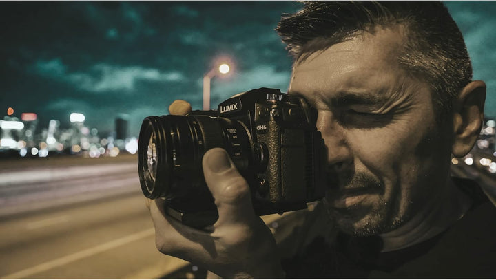 Panasonic LUMIX DC-GH6L Hybridkamera mit Objektiv Leica ES12060 (25 MP, Dual I.S, OLED-Sucher, Kälte