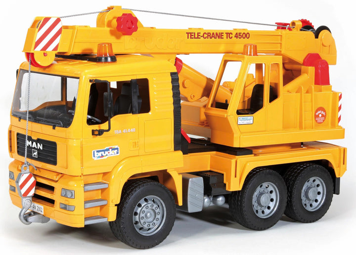 bruder 02754 - Man TGA Kran LKW - 1:16 Lastwagen, Laster, Kranwagen, Baufahrzeug, Baustelle