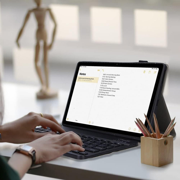 Annadue Tastatur Hülle für Lenovo Tab M10 FHD Plus 10,3 Zoll X606F,Slim Schutzhülle mit Abnehmbarer