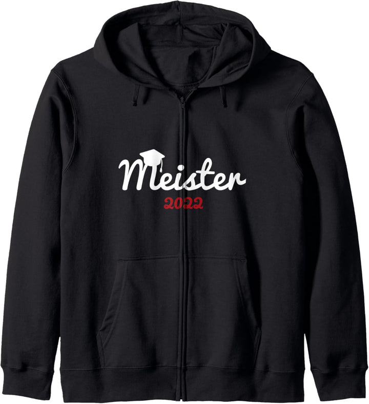 2022 Meister Abschluss bestanden Geschenk Meitertitel Kapuzenjacke