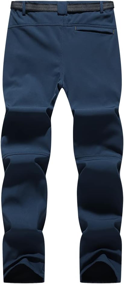 Tansozer Wanderhose Herren Outdoor Hose Männer Winddicht Gefüttert XL Blau, XL Blau