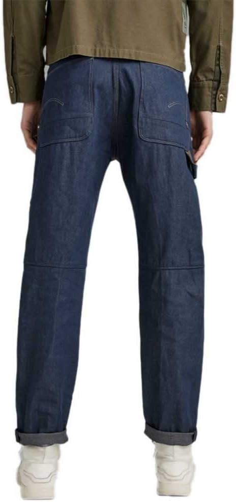 G-STAR RAW Herren Grip 3D Relaxed Tapered Jeans, 26W / 30L Blau (Raw Denim D21006-c970-001)