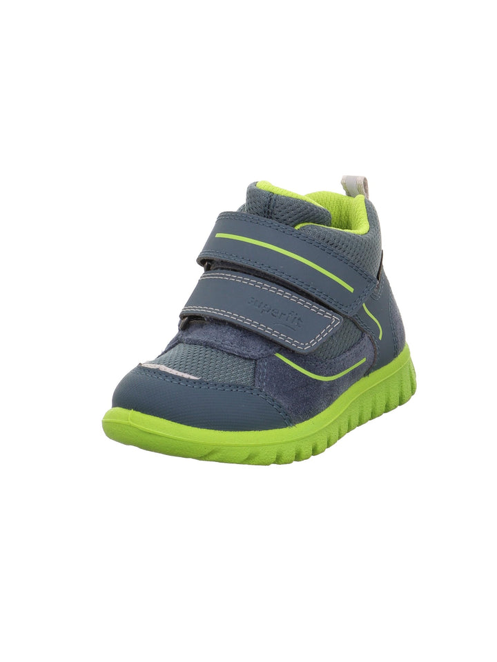 Superfit Jungen Sport7 Mini Leicht Gefütterte Gore-texLauflernschuh 20 EU Blau Hellgrün 8020, 20 EU