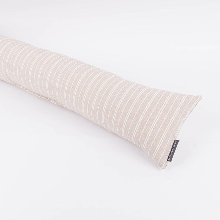 SCHÖNER LEBEN. Zugluftstopper Basic Stripe Natur weiss div. Grössen, Auswahl:110cm Länge