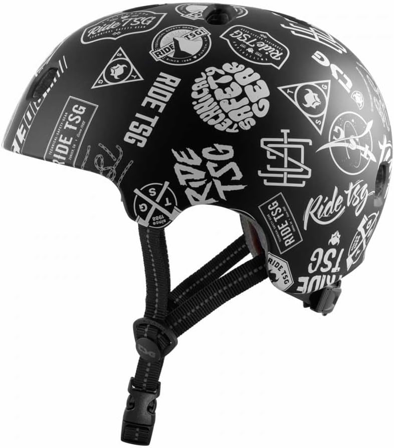TSG Meta Graphic Design Helm schwarz/weiss L/XL | 58-60cm, L/XL | 58-60cm
