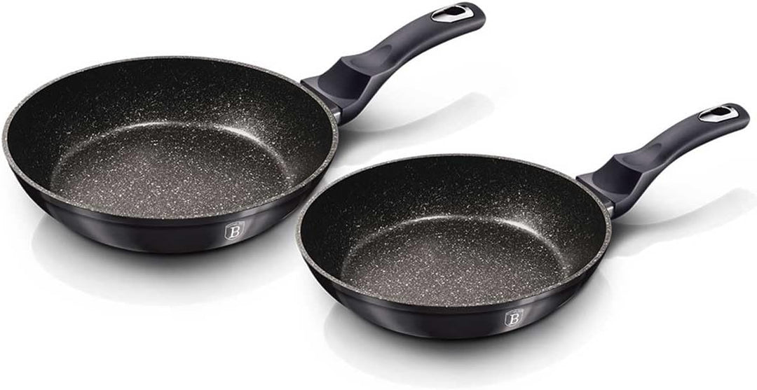 Berlinger Haus Black Carbon Pro Kochgeschirr-Set, Aluminium, antihaftbeschichtet, 10-teilig